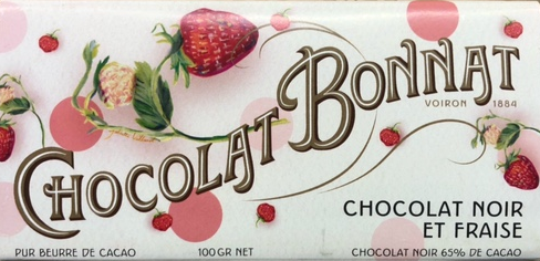 Fraise Fondant 65% Dark Chocolate & Strawberry Fondant Bar - 100g