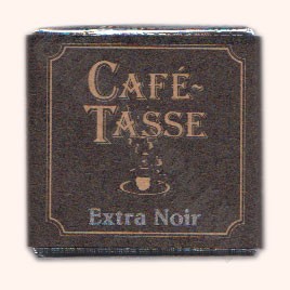 Cafe-Tasse Noir 60% Semisweet Dark Chocolate Napolitains Box - 4kg 6003N