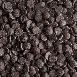 NXT DFD-55 55% Semi-Sweet Dark Chocolate Callets - 1kg
