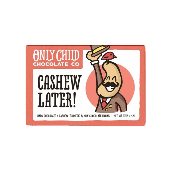 Only Child Cashew Later! 70% Dark Chocolate Bar - 48 g