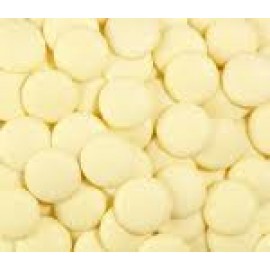 Guittard Guittard Creme Francaise 31% White Chocolate Couverture Wafers Box - 25 lb 3310 C25FT 3310C25FT