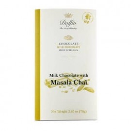 Dolfin Dolfin Masala Chaï 38% Milk Chocolate with Masala Tea Bar - 70g