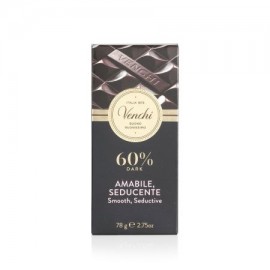 Venchi 60% Extra Dark Chocolate Bar - 78g