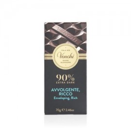 Venchi 90% Extra Dark Chocolate Bar - 70g