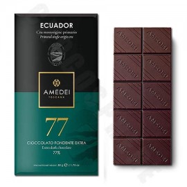Amedei Amedei Ecuador 77% Single Origin Dark Chocolate Bar - 50g