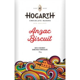 Hogarth Anzac Biscuit 53% Milk Chocolate Bar 