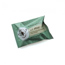 Bees & Beans Bees & Beans Lil' Mint 64% Dark Chocolate Bar - 20g