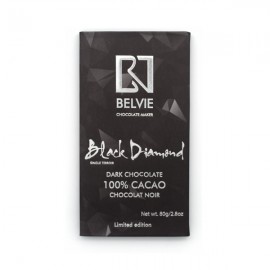 Belvie Belvie Black Diamond 100% Single Origin Dark Chocolate Bar - 80 grams