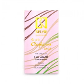 Belvie Belvie Dark Milk Chocolate with Coffee Mint & Nibs Bar - 80 grams