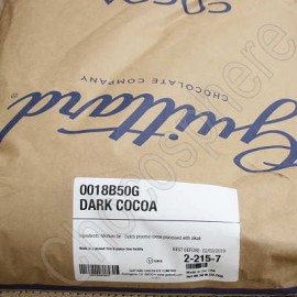 Guittard Guittard Cacao Noir Dutched Dark Cocoa Powder Bag - 50 lb 0018 B50G 0018B50G Black Cocoa