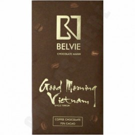 Belvie Belvie Good Morning Vietnam 70% Dark Chocolate & Coffee Bar - 80g  14707