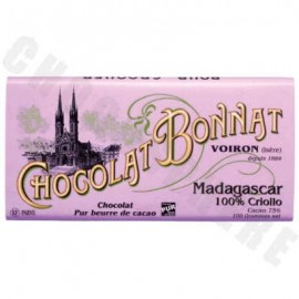 Bonnat Bonnat Madagascar Pure Criollo 75% Single Origin Dark Chocolate Bar - 100g