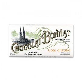 Bonnat Bonnat Cote D' Ivoire 75% Single Origin Dark Chocolate Bar - 100 grams