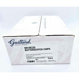 Guittard Guittard Butterscotch Chips Box - 25 lb 9918 C25 9918C25