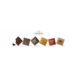 Cafe-Tasse Assorted Chocolate Squares Bag - 24 Pieces - 120 g