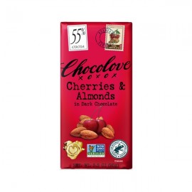 Chocolove Chocolove Cherries & Almonds in 55% Dark Chocolate Bar - 90 g