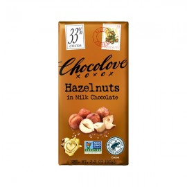 Chocolove Chocolove Hazelnuts in 33% Milk Chocolate Bar - 90g