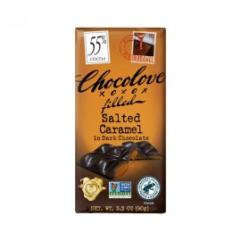 Chocolove Chocolove Salted Caramel in 55% Dark Chocolate Bar - 90 g