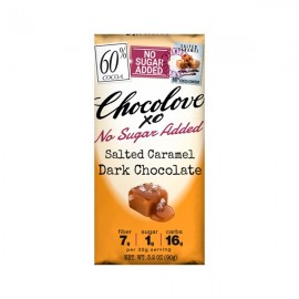 Chocolove Chocolove XO Salted Caramel in No Sugar 60% Dark Chocolate Bar - 90g