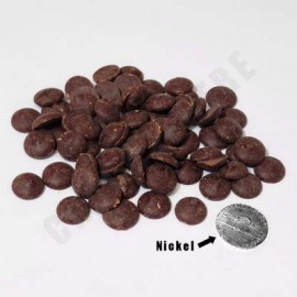 Callebaut Callebaut NXT DFD-55 55% Semi-Sweet Dark Chocolate Callets - 1kg CHD-Q55-DFR-57B