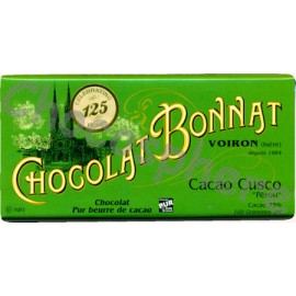 Bonnat Cacao Cusco Chocolate Bar 100g