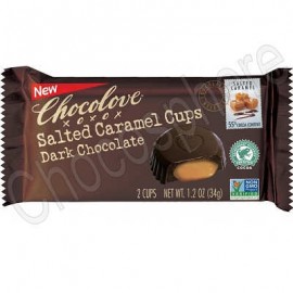 Chocolove Dark Chocolate Salted Caramel Cups