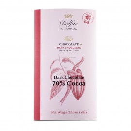Dolfin Dolfin Dark 70% Cacao Chocolate Bar - 70 g 8001