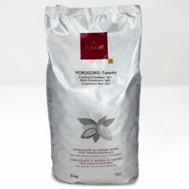 Domori Domori Morogoro 68% Single Origin Dark Chocolate Couverture Drops - 5 kg 00915