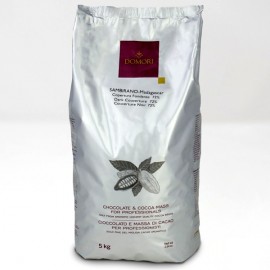 Domori Domori Sambirano 72% Single Origin Dark Chocolate Drops - 5 kg 00896