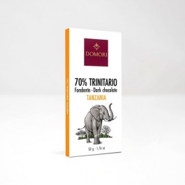 Domori Domori Trinitario Tanzania 70% Single Origin Dark Chocolate Bar - 50 g 08137 