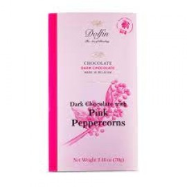 Dolfin Poivre Rose 60% Dark Chocolate with Pink Peppercorns Bar - 70g