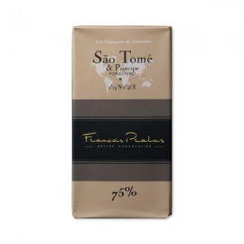 Pralus Francois Pralus Sao Tome & Principe 75% Single Origin Dark Chocolate Bar - 100 g