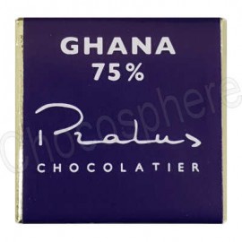 Pralus Francois Pralus Ghana 75% Single Origin Dark Chocolate Napolitain Single - 5g
