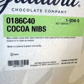 Guittard Guittard Unsweetened 100% Cacao Cocoa Nibs Box - 40 lb 0186 C40 0186C40