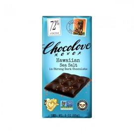 Chocolove Chocolove Chocolove Hawaiian Sea Salt in Strong 72% Dark Chocolate Bar - 85g 