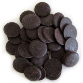 Guittard Guittard Oban Unsweetened 100% Dark Chocolate Wafers - 1kg 0601 C25 0601C25 c25x 0601C25x