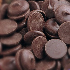 Guittard L'Etoile du Premiere 58% Dark Chocolate Couverture Wafers Bag - 1kg