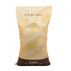 Callebaut Callebaut 60-40-38NV Natural Vanilla 60% Dark Chocolate Callets - 10kg 60-40-38NV-595