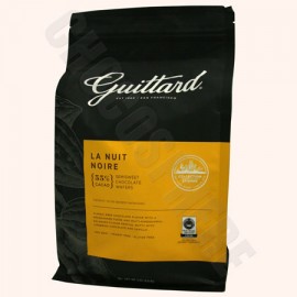 Guittard Guittard La Nuit Noire 55% Dark Chocolate Couverture Wafers - 3kg 3550 C26FT 3550C26FT