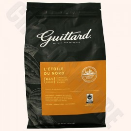 Guittard Guittard L'Etoile du Nord 64% Dark Chocolate Couverture Wafers - 3kg 3640 C26FT 3640C26FT