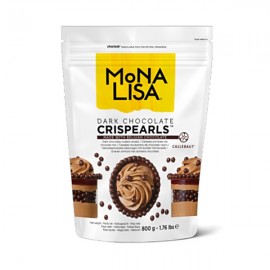 Callebaut Mona Lisa Dark Chocolate Crispearls Bag - 800g CHD-CC-CRISP-02B