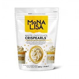 Callebaut Mona Lisa White Chocolate Crispearls Bag - 800g