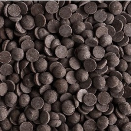 Callebaut NXT DFD-55 55% Semi-Sweet Dark Chocolate Callets - 1kg