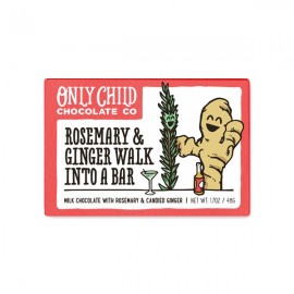 Only Child Only Child Rosemary & Ginger Walk into a Bar Milk Chocolate Bar - 48 g