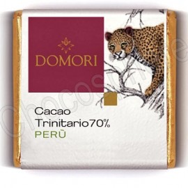 Domori Trinitario Peru Dark Chocolate 70% Tasting Square