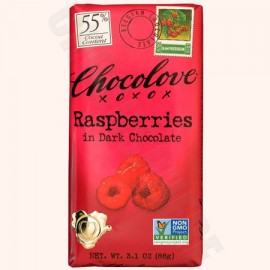 Chocolove Raspberries Bar 3.2oz