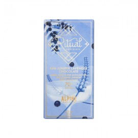 Ritual Chocolate Ritual Chocolate Gin Juniper Lavender 70% Dark Chocolate Bar - 60 g