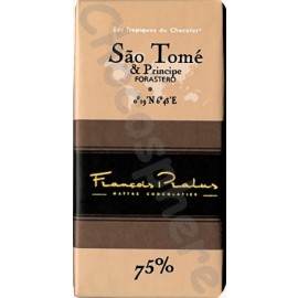 Pralus Francois Pralus Sao Tome & Principe 75% Single Origin Dark Chocolate Bar - 100g 001