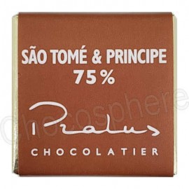 Pralus Francois Pralus Sao Tome & Principe 75% Single Origin Dark Chocolate Napolitain Single - 5g