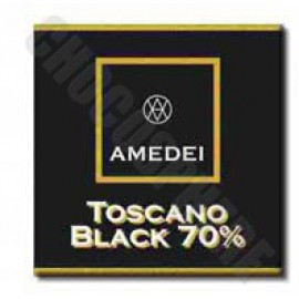 Amedei Amedei Toscano Black 70% Dark Chocolate Napolitain Single - 4.5g